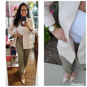 NWT H&M Pink Linen Blazer